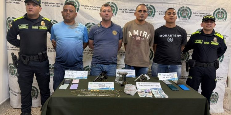 Caen cuatro presuntos ladrones de casas en Barranquilla: uno tenía orden de captura vigente
