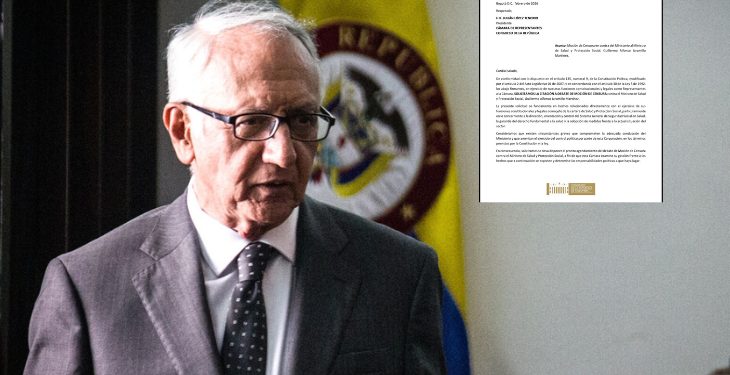 Radicada en la Cámara de Representantes la moción de censura contra el MinSalud por crisis estructural en el sector