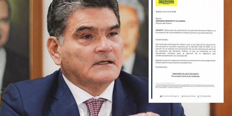 Procurador Gregorio Eljach expresa preocupación por restricción de celulares a funcionarios del Ministerio Público en elecciones