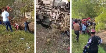 Accidente en la vía Ponedera-Barranquilla: volcamiento de bus deja un muerto y varios heridos