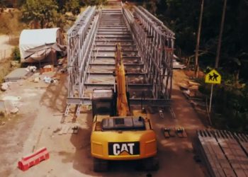 Avanza en 40 % instalación de puente militar entre Magdalena y La Guajira