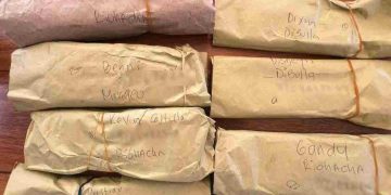 Detalles de paquetes con $145 millones incautados a escolta estaban marcados con nombres y destinos