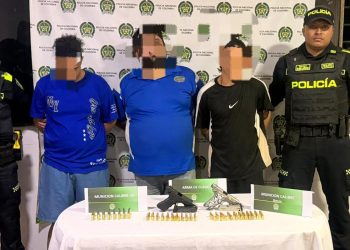 Capturan a tres adultos y aprehende a dos menores vinculados a los ‘Rastrojos Costeños’ tras tres homicidios en Repelón