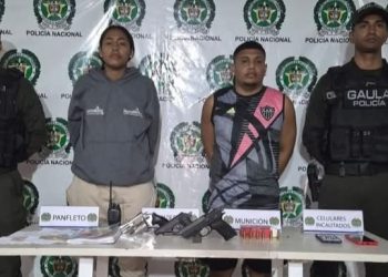 GAULA captura a dos presuntos integrantes de “Los Costeños” en Soledad por extorsión
