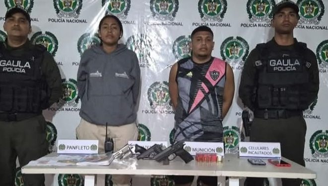 GAULA captura a dos presuntos integrantes de “Los Costeños” en Soledad por extorsión