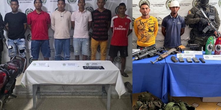 Operación ‘ZEUS’ golpea al crimen en Magdalena: 10 capturados y arsenal de guerra incautado