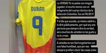 Durán responde a Valderrama y niega conflictos en la Selección