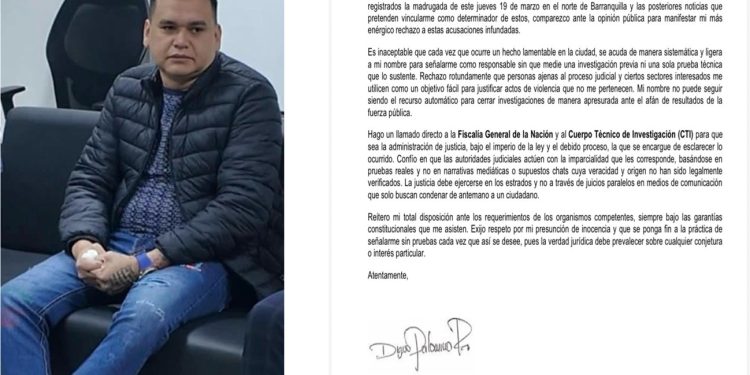 “No soy responsable”: Digno Palomino rompe el silencio y niega estar detrás de la violencia en Barranquilla