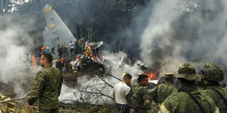 A 69 asciende la cifra de muertos tras accidente de avión Hércules en Putumayo