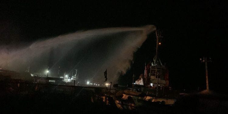 DIMAR informa sobre la atención del incendio en Las Brisas, Barranquilla 