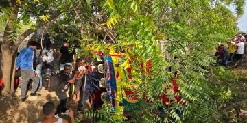 Por esquivar un motocarro se registró el siniestro vial del bus en la vía Oriental