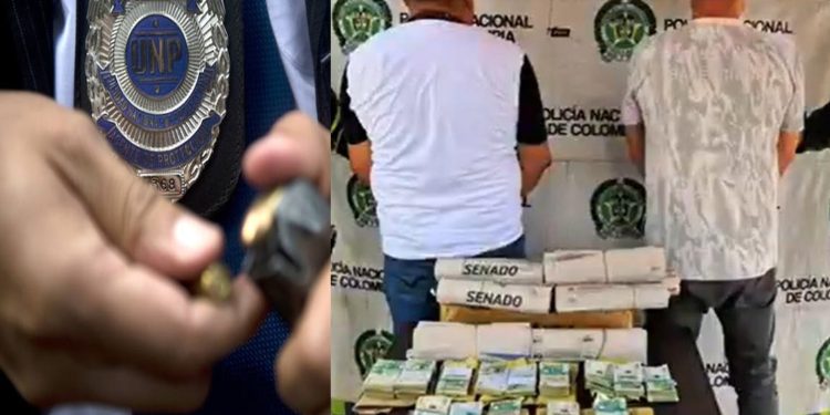 Capturado en La Guajira es escolta de secretario de Cámara: llevaba $145 millones y publicidad de Daniel Restrepo