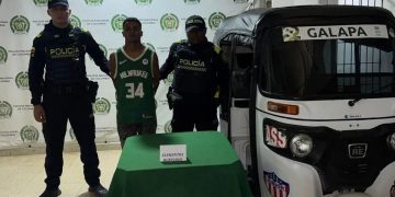 Capturado presunto ladrón de motocarro en Galapa tras persecución policial