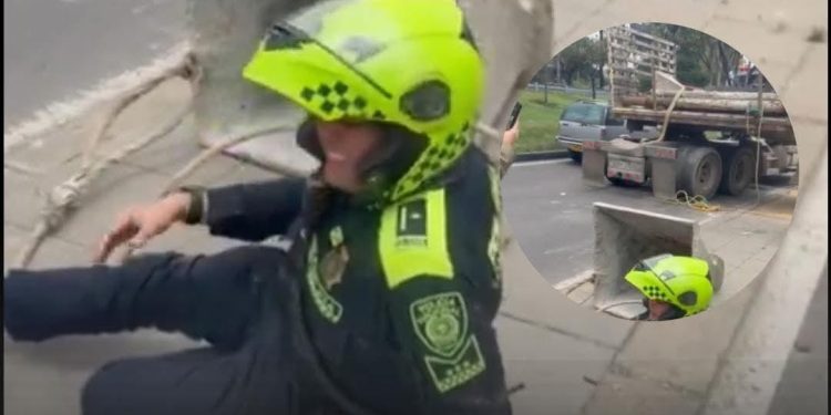 Escolta de concejal resultó herido tras accidente en obra en Bogotá