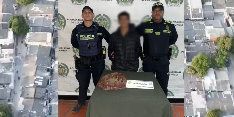 Capturado en Soledad gracias a operativo con drones por tráfico de estupefacientes