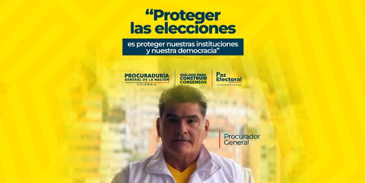 Hagamos de estas elecciones un acto de fe en Colombia: Procurador General