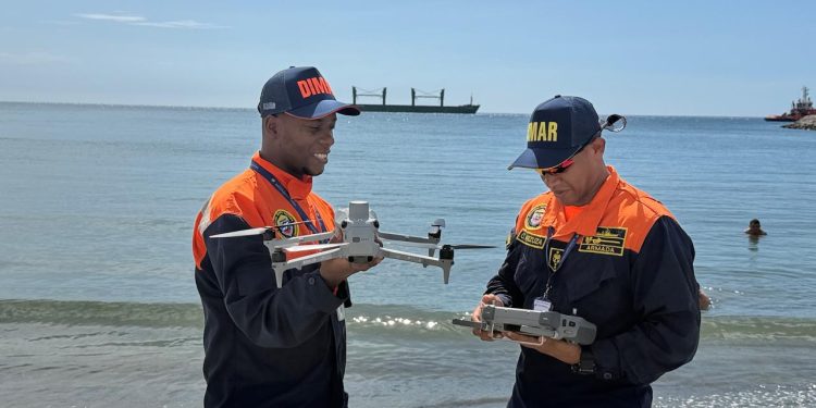 DIMAR fortalece el control del territorio marítimo con drones