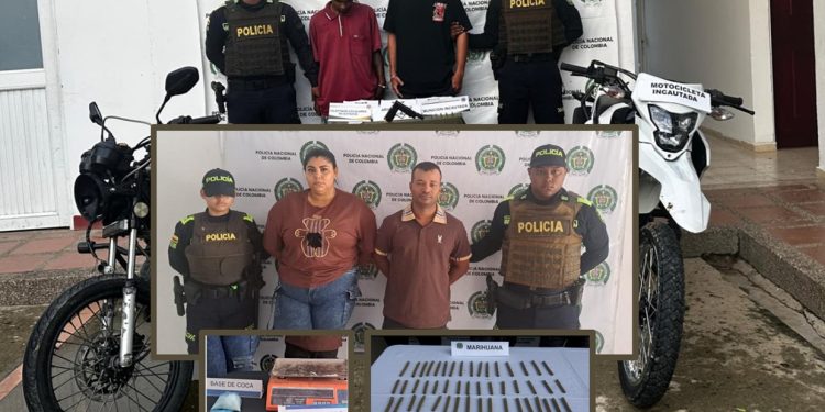 Golpe al microtráfico en Magangué: Pareja cae con dosis de droga en su propia vivienda