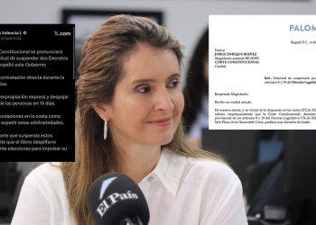 Paloma Valencia solicita a la Corte Constitucional frenar decretos de contratación y expropiación