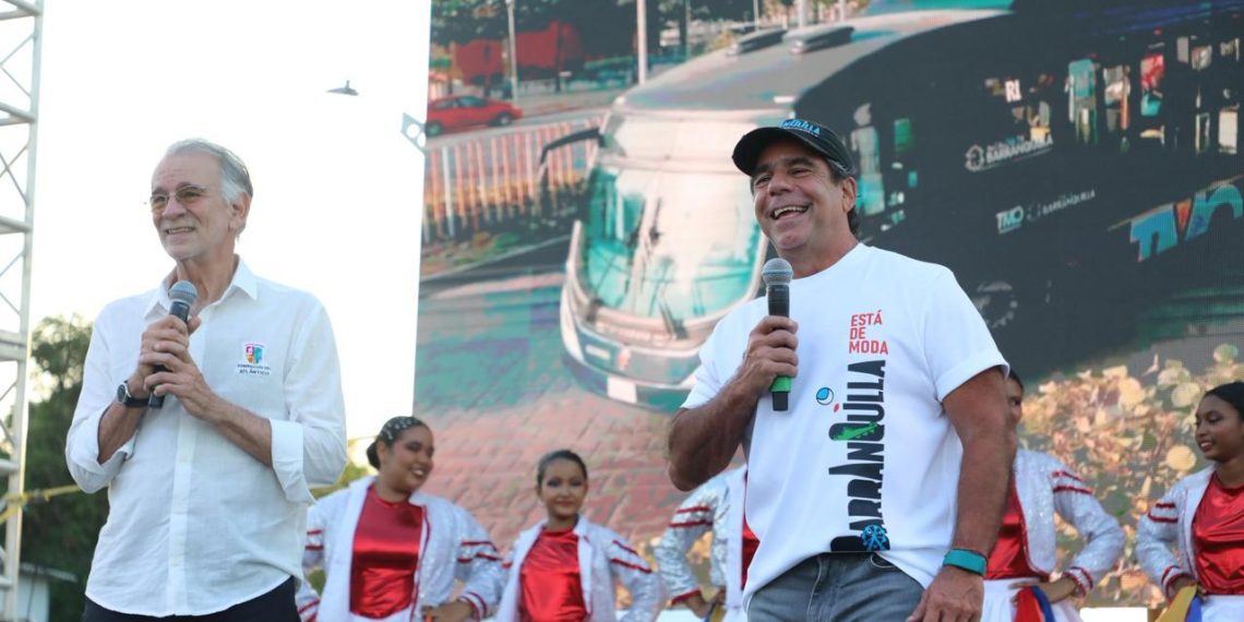 Barranquilla celebró su cumpleaños en Rebolo, con el pueblo: alcalde Char