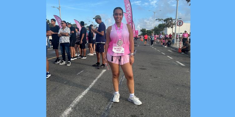 Nicolle Molina, destacada en la carrera atlética 5 K