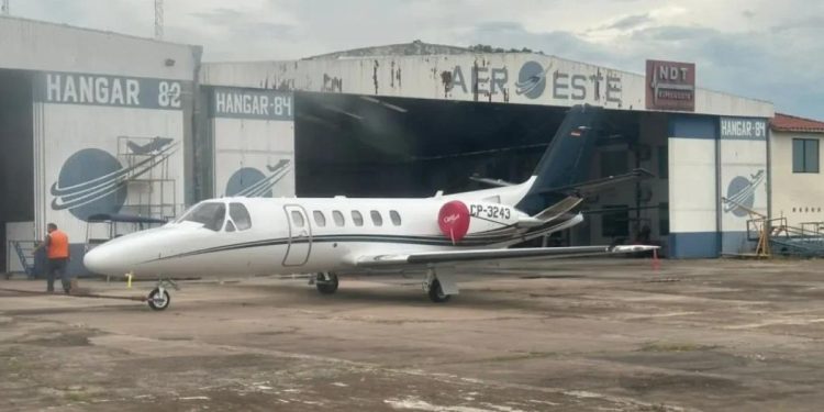 Avión privado se accidentó en el centro de Bolivia con dos tripulantes a bordo