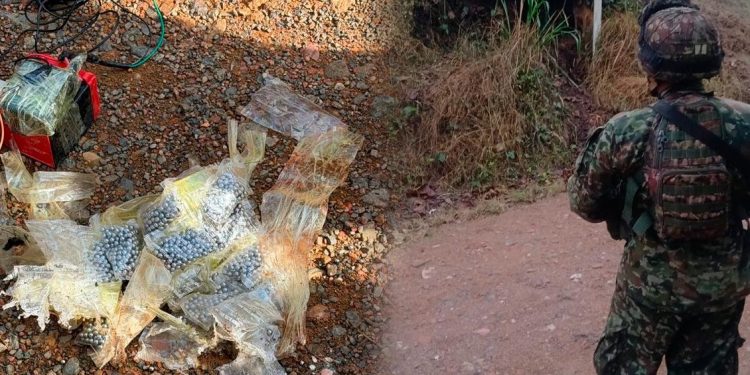 Ejército frustró ataque con explosivos en El Plateado, Cauca