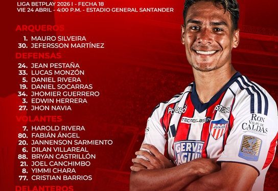 Junior busca asaltar el segundo lugar en su visita al Cúcuta Deportivo