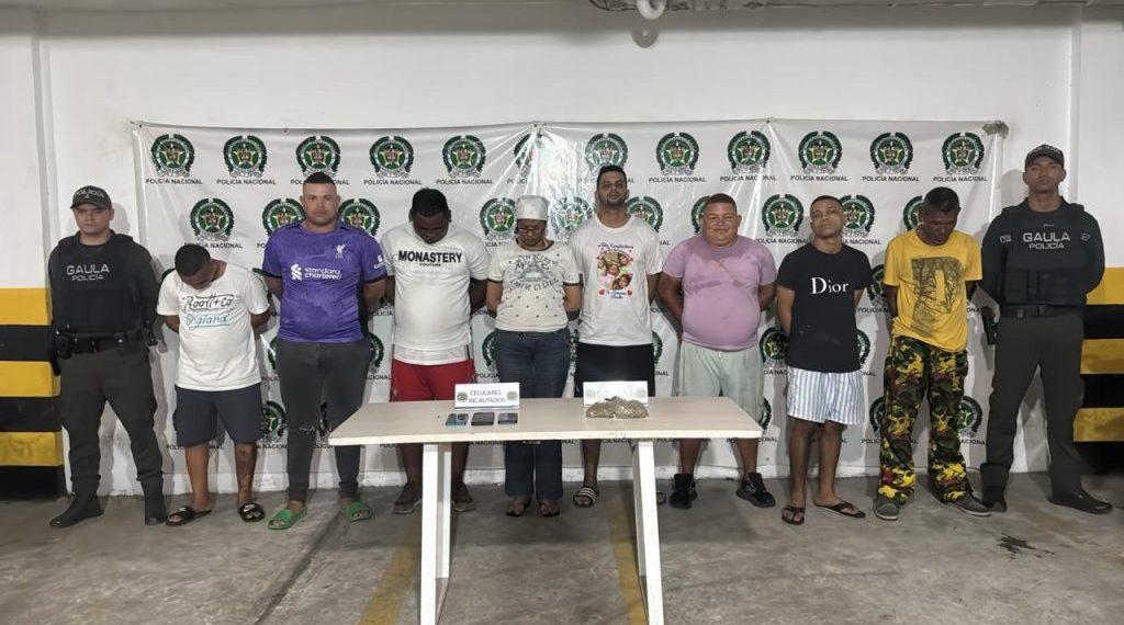 Caen ocho presuntos integrantes de ‘Los Pepes’ por extorsión a comerciantes en Barranquilla