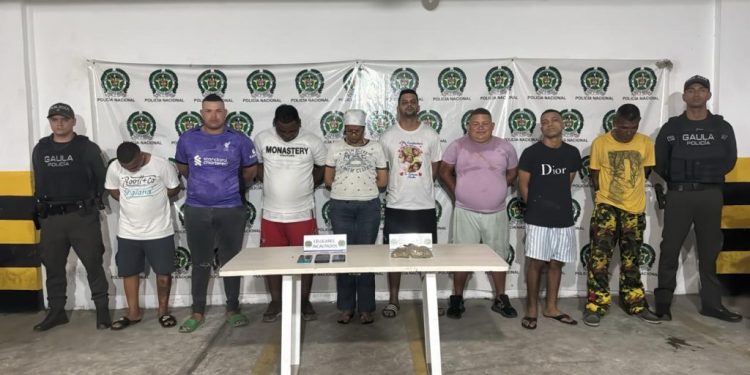 Caen ocho presuntos integrantes de ‘Los Pepes’ por extorsión a comerciantes en Barranquilla