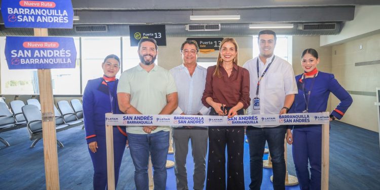 LATAM Airlines Colombia inicia operación de su nueva ruta Barranquilla- San Andrés
