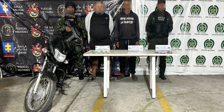 Golpe al microtráfico y la extorsión en Villa Blanca: capturan a dos presuntos integrantes de ‘Los Costeños’