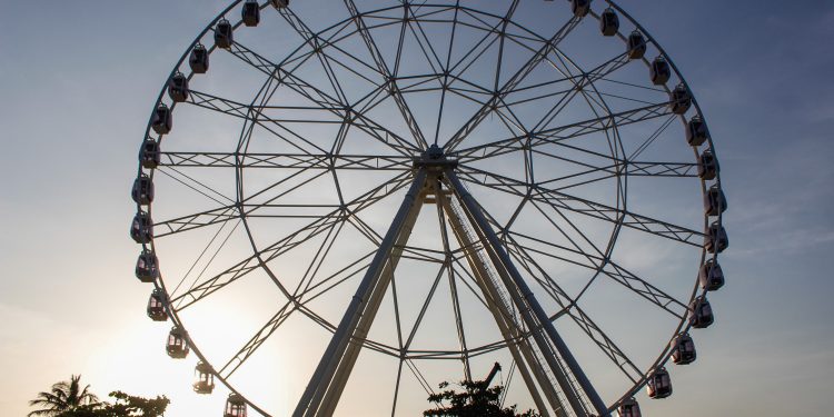 Viva el despertar del cielo barranquillero desde la Luna del Río