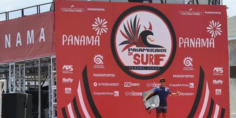 Rubén Villegas lleva al Atlántico al Panamericano de Surf