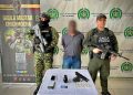 Gaula Militar captura en flagrancia a falso militar que extorsionaba a comerciantes en Santander