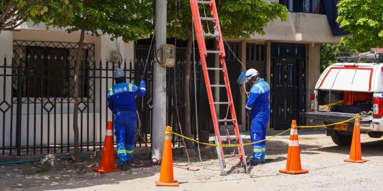 Este jueves sectores de Sabanalarga tendrá cortes de energía por instalación de postes
