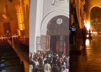 Incendio en la Catedral Basílica de Santa Marta durante Jueves Santo genera alarma