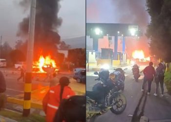 Fuerte explosión en peaje Casablanca deja múltiples heridos y genera emergencia en la vía Zipaquirá – Ubaté
