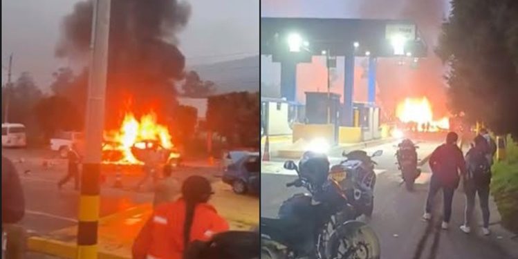 Fuerte explosión en peaje Casablanca deja múltiples heridos y genera emergencia en la vía Zipaquirá – Ubaté