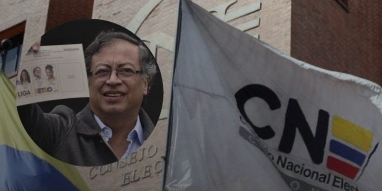 CNE deja en firme sanción a la campaña Petro Presidente 2022