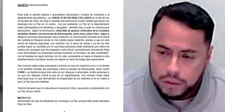 Alias ‘Castor’ denuncia un plan para asesinarlo desde la cárcel de Cómbita