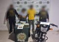 Capturan a alias “Lucho” y “Mayeidy” con más de 700 dosis de marihuana y panfletos del Clan del Golfo en Magangué