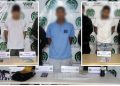 Golpe contra la extorsión: capturan a tres presuntos delincuentes con panfletos, dinero y material explosivo