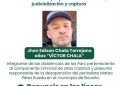 Gobernación de Antioquia atribuye desaparición de periodista a disidencias y ofrece recompensa por responsable