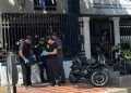 Balacera frente a empresa de seguridad Atenas en Barranquilla deja cuatro vigilantes heridos y tres capturados