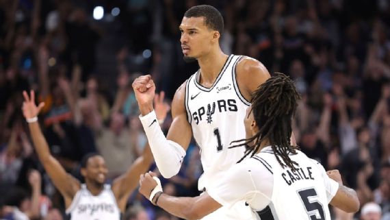 Wembanyama igualó la serie ante Oklahoma