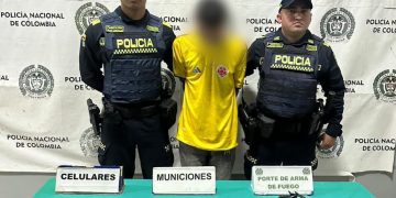 Capturan a hombre con revólver y cinco cartuchos durante operativo en el barrio Rebolo