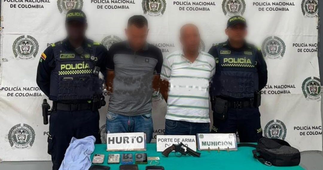 Capturan a alias ‘Lucho Amor’ y a otro presunto delincuente con amplio historial judicial en Barranquilla
