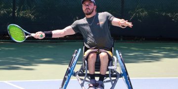 José Pablo Gil comenzó con triunfo la defensa del título en el Barranquilla open de tenis en silla de ruedas