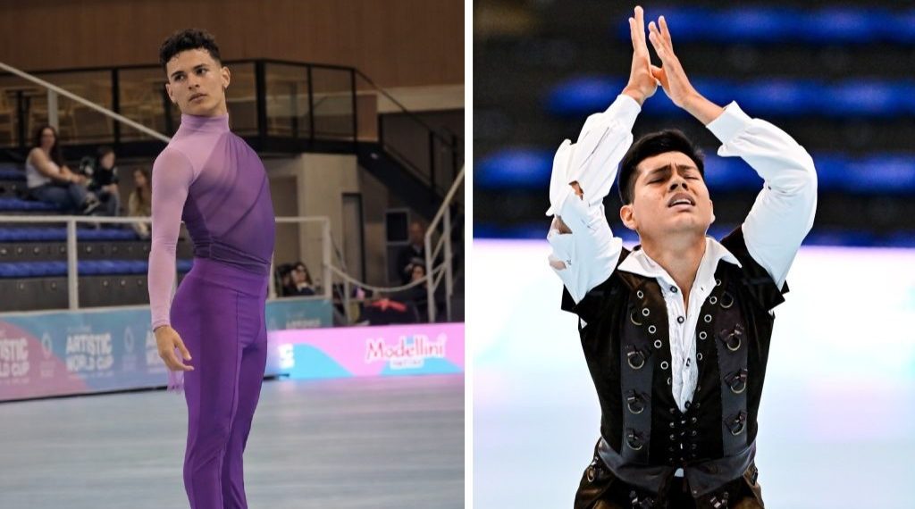 Brayan Carreño y Jeshua Folleco brillaron en la Copa Mundial de Patinaje Artístico